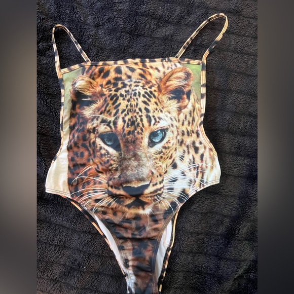 We are HAH hot as hell leopard one piece swim - Picture 7 of 7